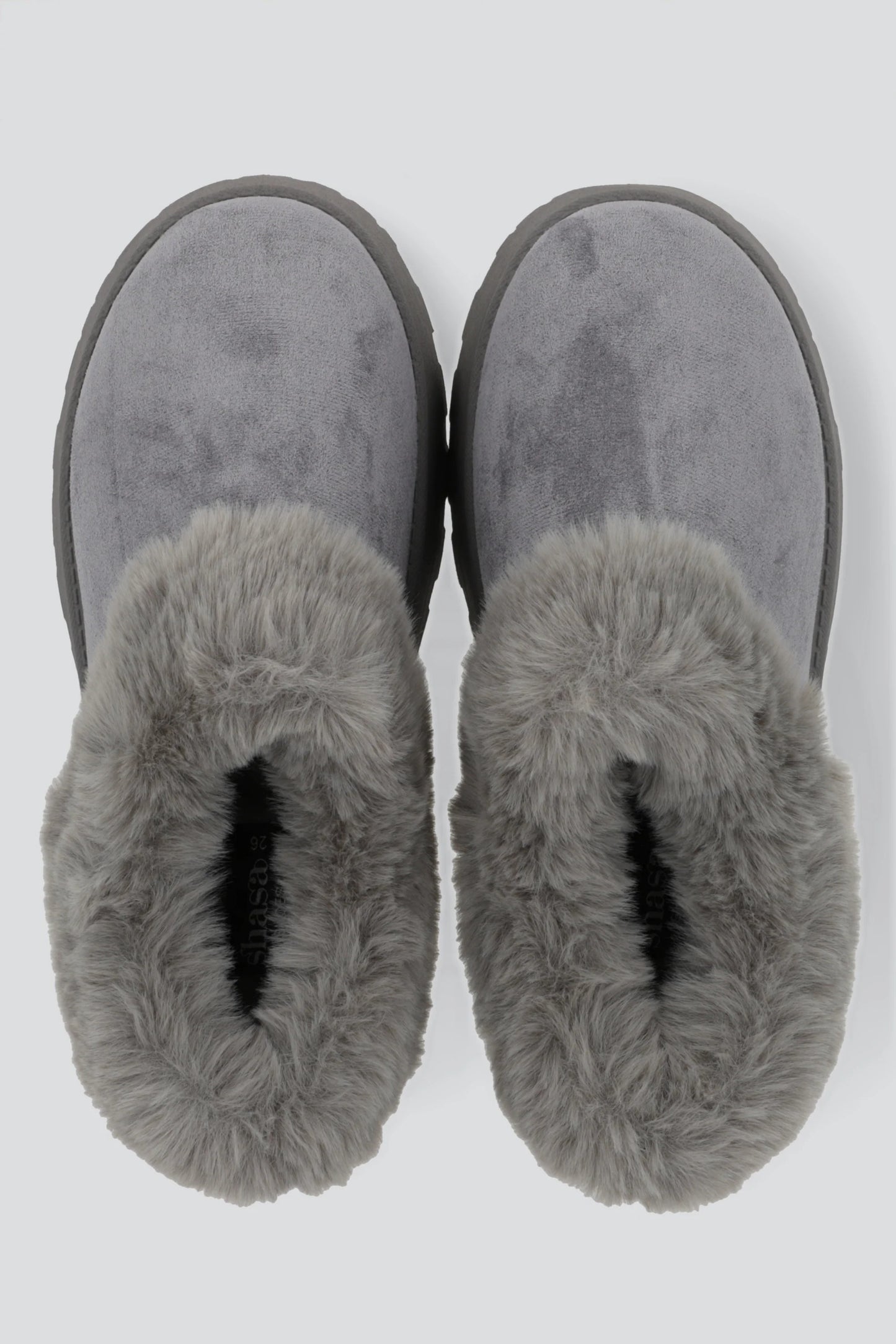 Pantuflas Plataforma Cozy Suede Beige