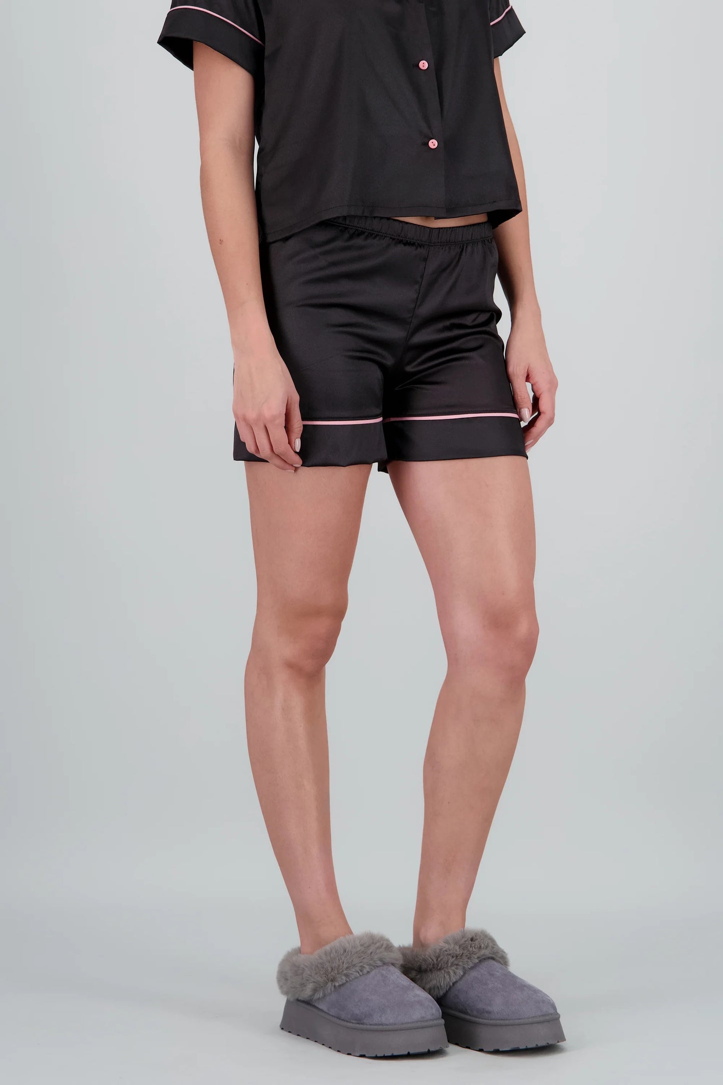 Pantuflas Plataforma Cozy Suede Beige